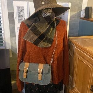 Marla Pais cork crossbody purse